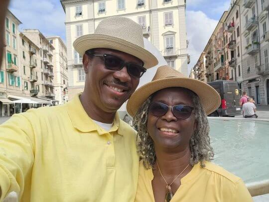 Vidal and Christine Wachuku