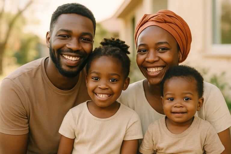 A young family