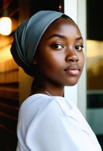A young Nigerian woman